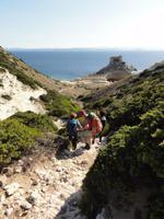 Abstieg zur Badepause