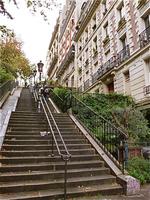 Die berühmten Treppen von Montmartre