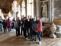 Gruppenbild im Spiegelsaal, Versailles