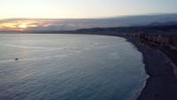 Abenddämmerung an der Promenade von Nizza