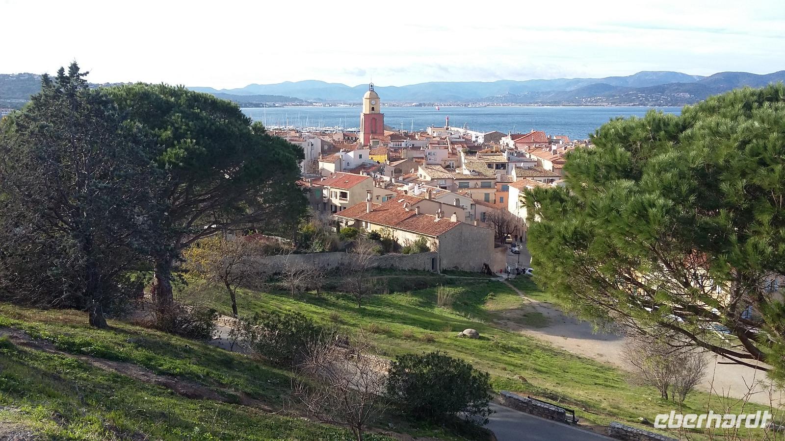 Blick auf Saint-Tropez von der Zitadelle 