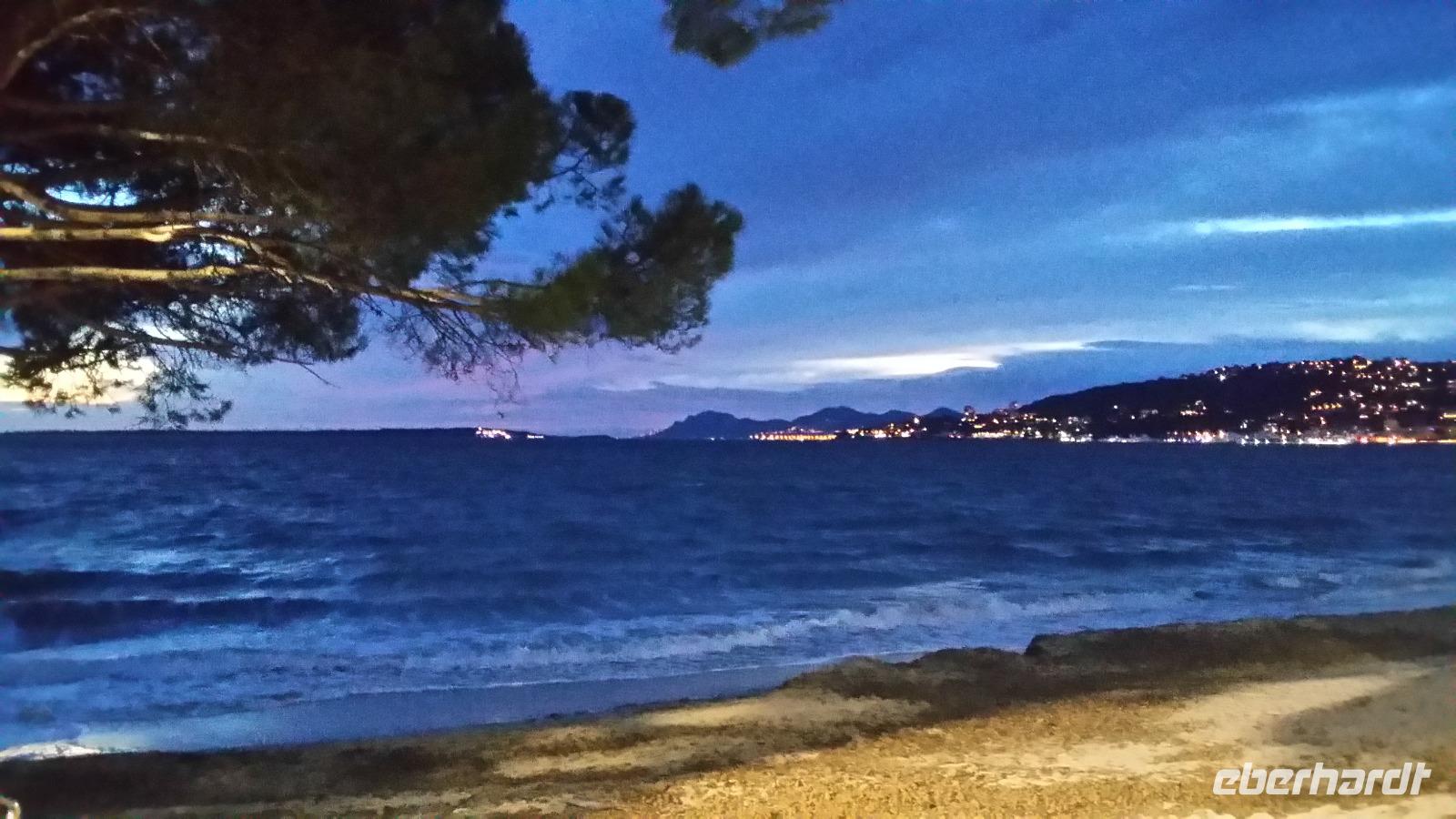 Abendstimmung bei Juan-les-Pins