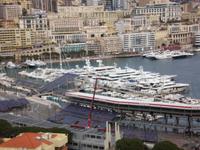 Blick auf Rennstrecke Monte Carlo