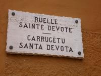 Straßenschild Altstadt Monaco