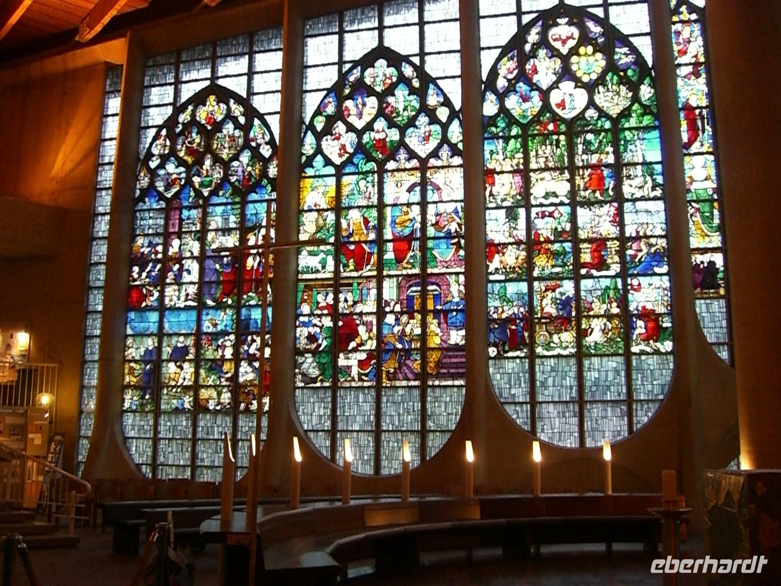 Rouen, Fenster der Eglise Ste.-Jeanne d'Arc