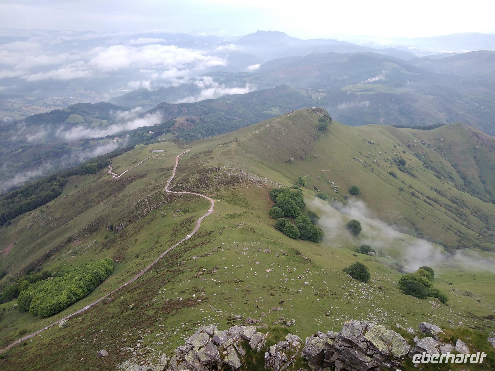 Auf dem Berg La Rhune 