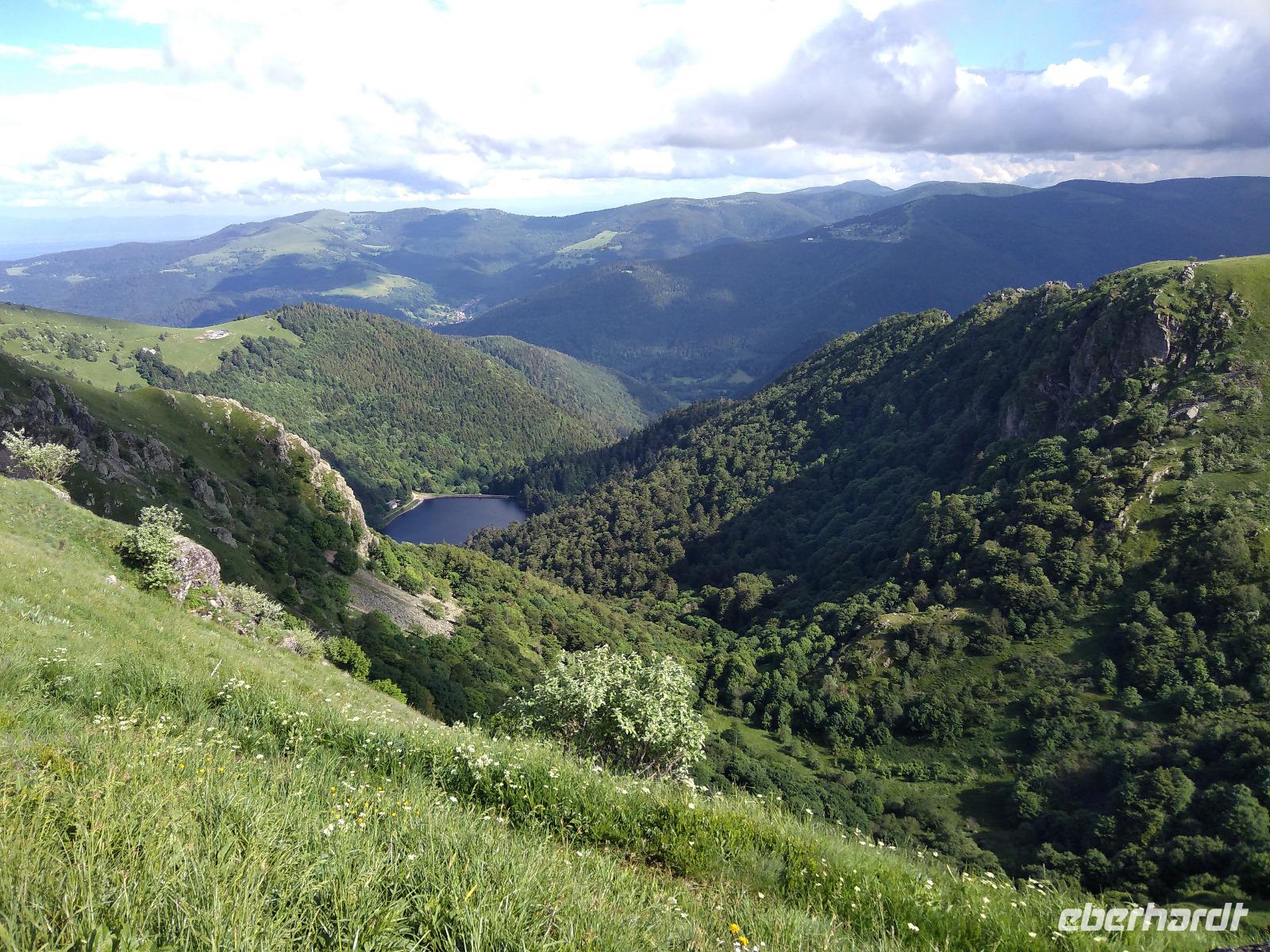 Blick vom Hohneck auf den Schiessrothriedsee