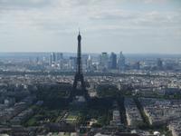 Tour Montparnasse. Eifelturm und La Defense