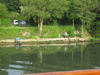 Seine. Angler am Sonntagmorgen