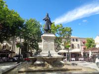 Aigues-Mortes mit dem Heiligen Ludwig IX. 