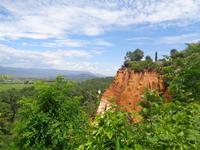 Blick auf Roussillon