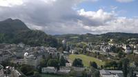 Lourdes, Burg, Blick auf den Heiligen Bezirk