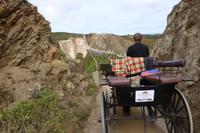 Insel Sark, Kutschfahrt zu La Coupée 