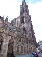 Der Straßburger Münster von der Seite