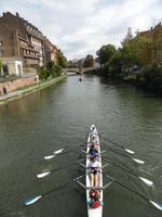 Rudern auf der Ill