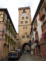 Ribeauvillés Metzgerturm aus dem 13 Jahrhundert