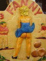 St.-Maries-de-la-Mer Petanquespieler mit Fanny