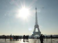 Eiffelturm vom Trocadero 