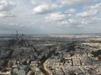 Blick vom Tour Montparnasse auf Paris