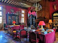 In der Bibliothek des Schlosses von Cormatin