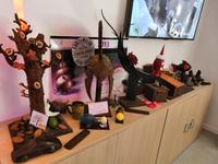 Schokoladenkunstwerke in der Manufaktur