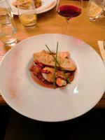 Pochierte Eier in Rotweinsoße