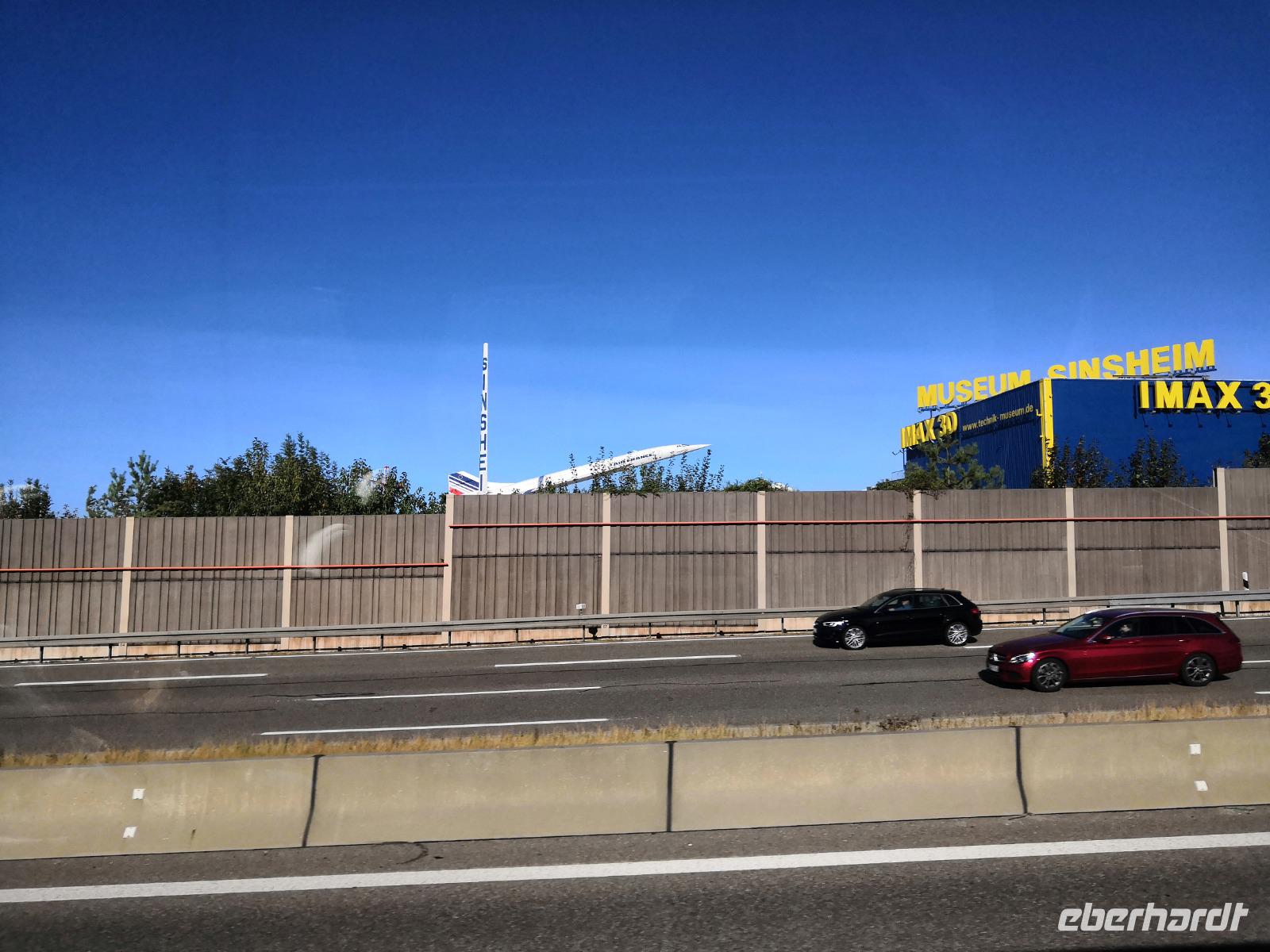 Auf dem Rückweg nach Deutschland: die Concorde im Museum Sinsheim