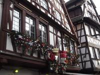 Geschmückte Fenster in Straßburg