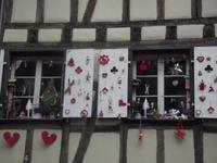 Fensterdekoration in Colmar