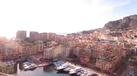 Blick auf den Hafen von Monaco