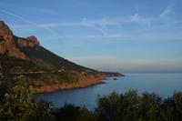 Fahrt durch das Esterel Gebirge