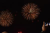 Feuerwerk in Juan-les-Pins