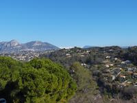Blick auf die Alpen von Saint-Paul de Vence