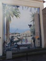 Künstlerisches Graffiti von Cannes