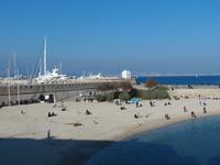 Kleiner Sandstrand von Antibes