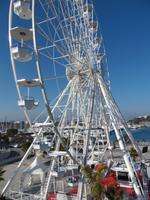 Riesenrad am Hafen von Antibes