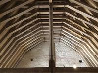 der imposante Dachstuhl von Azay-le-Rideau