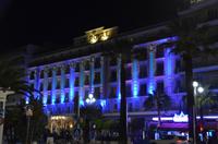 Promenade des Anglais bei Nacht