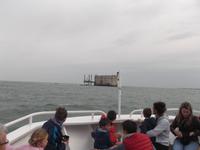 per Boot unterwegs zum Fort Boyard