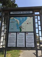 Weg zur Passage du Gois bei Flut