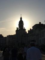 Stadttor La Rochelle bei Sonnenuntergang
