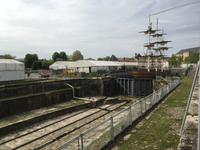 historisches Trockendock des Marine-Arsenals von Rochefort