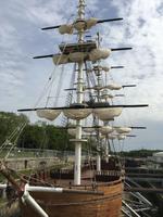 historisches Trockendock des Marine-Arsenals von Rochefort mit 