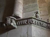 Krypta der Pilgerkirche St. Eutrope in Saintes - Teufelsdarstellung