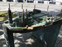 Bordeaux, Modell der Kathedrale St. André mit einzeln stehendem Glockenturm Pey-Berland