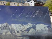 Chamonix - Orientierungstafel
