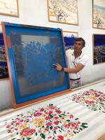 Lyon - das Bedrucken der Seide