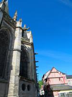 die Gargoylen der Kirche Caudebec-en-Caux