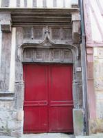 Alte Türen des Presbyteriums-Caudebec-en-Caux