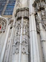 Caudebec-en-Caux- Details der Kirchenfassade